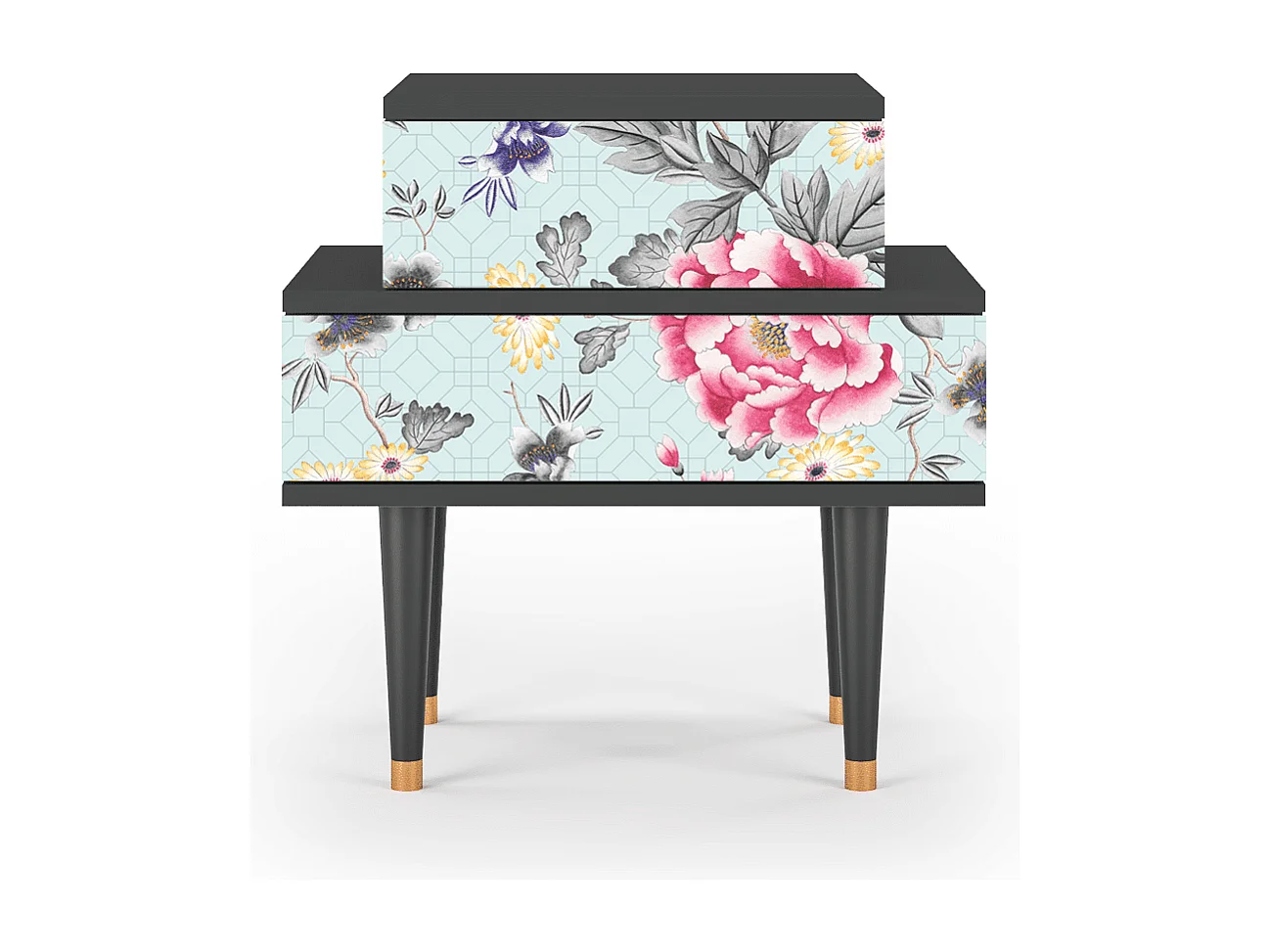 Table de nuit - 58х58х41 cm - NS1 - Sky Garden, Anthracite