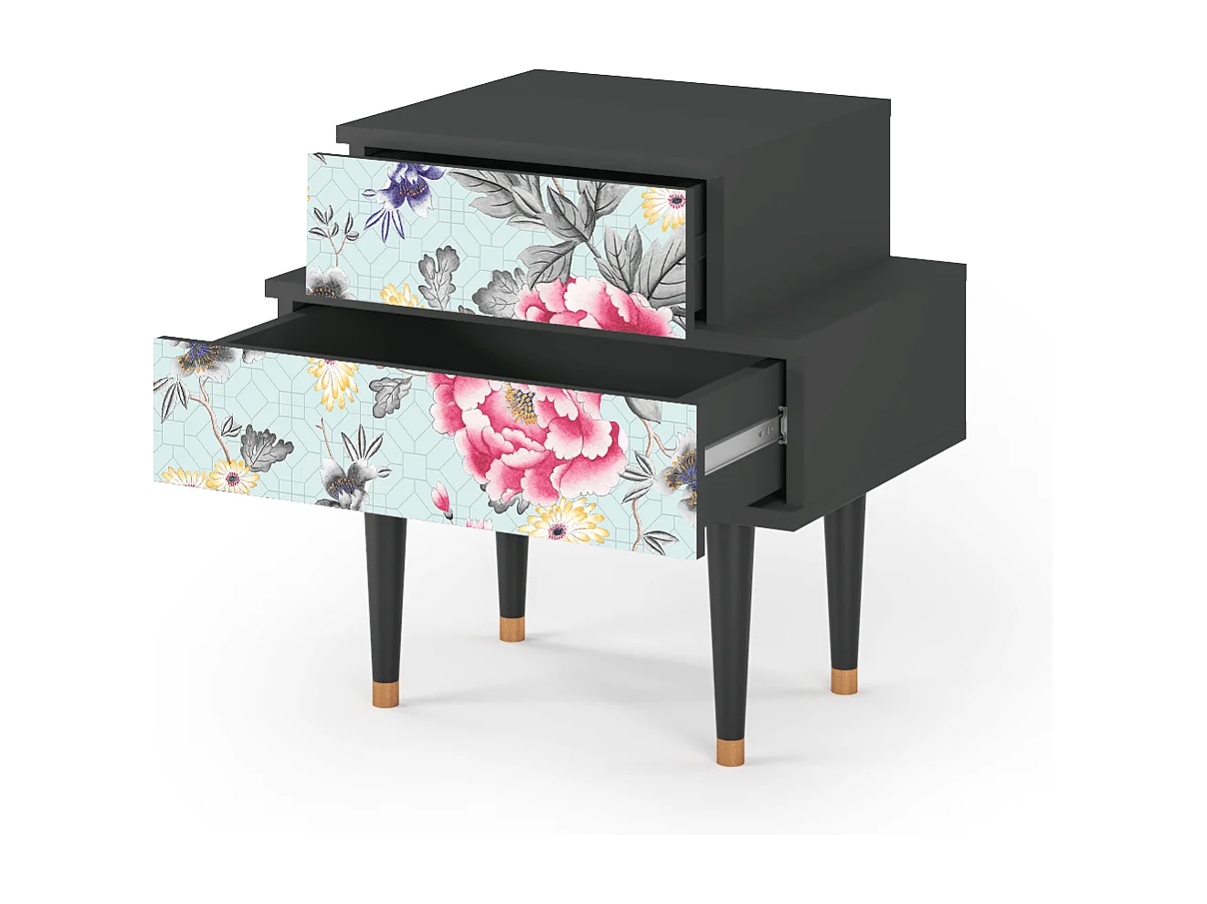 Table de nuit - 58х58х41 cm - NS1 - Sky Garden, Anthracite