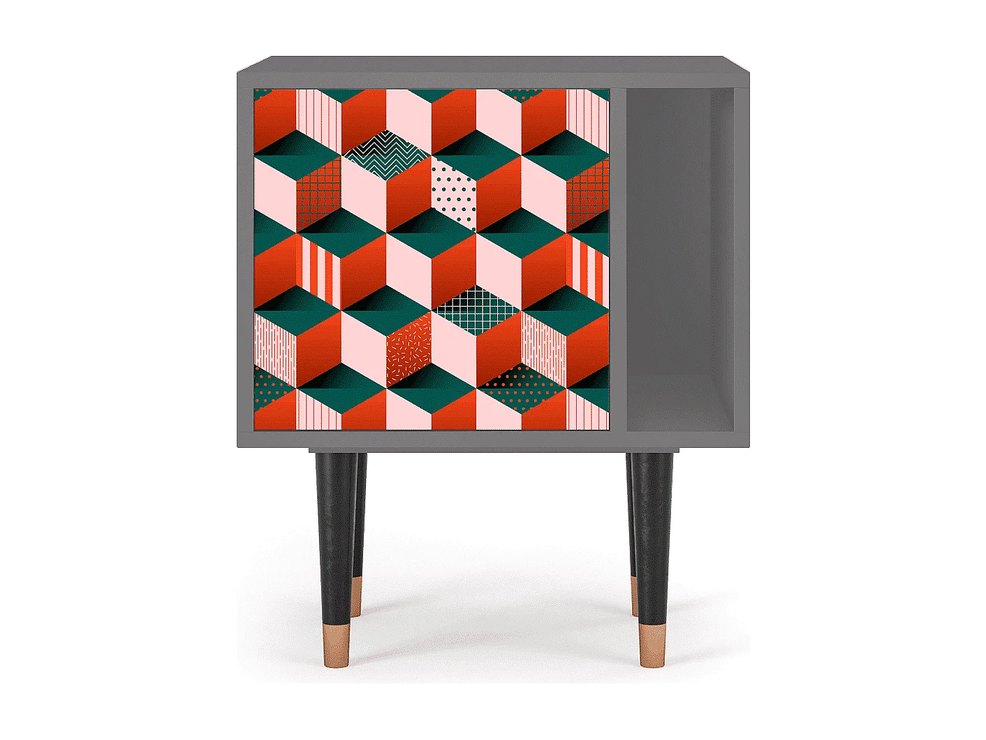 Table de nuit - 57х69х48 cm - S2 - Pepsi-Cola, Gris