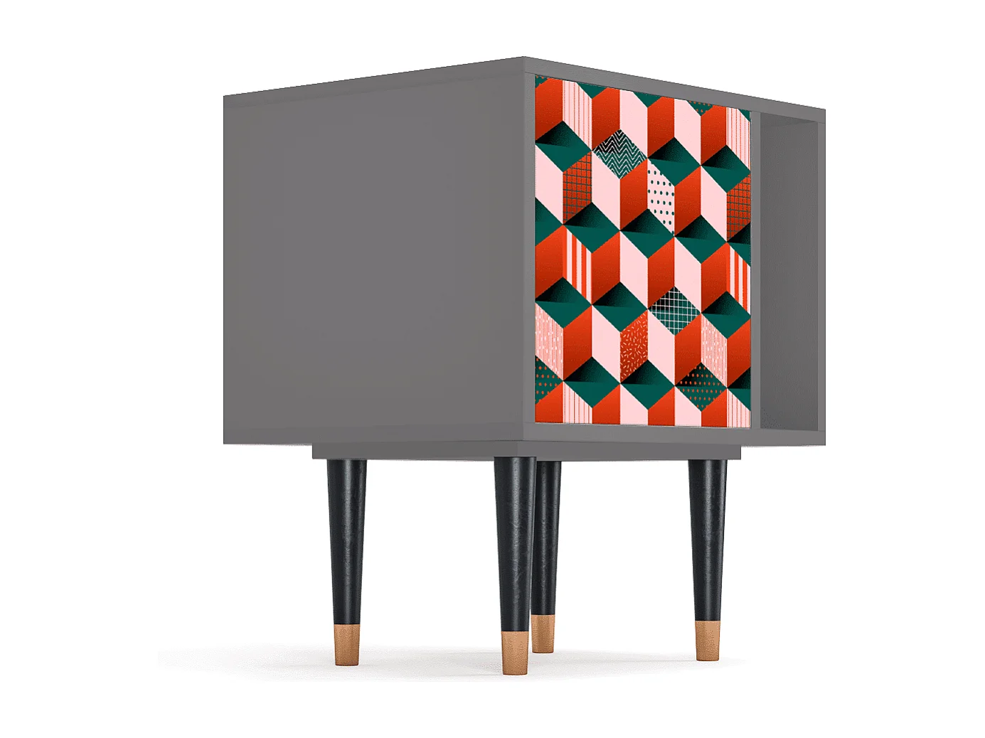 Table de nuit - 57х69х48 cm - S2 - Pepsi-Cola, Gris