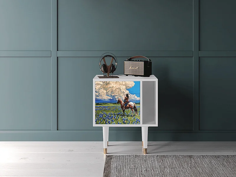 Nachtkastje - 57х69х48 cm - S2 - Thunderheads by Dean, Wit