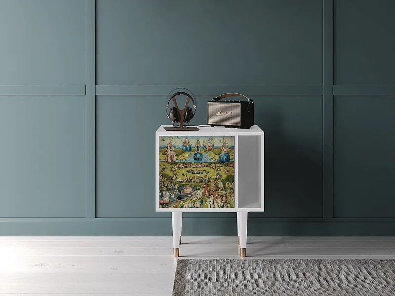 Table de nuit - 57х69х48 cm - S2 - The Garden 2 by Bosch, Blanc