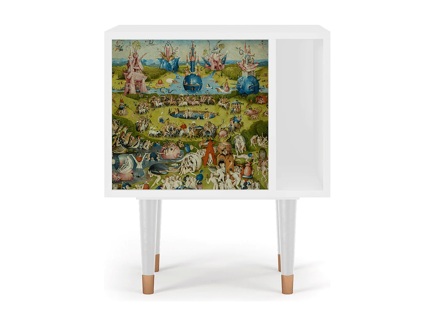 Nachtkastje - 57х69х48 cm - S2 - The Garden 2 by Bosch, Wit