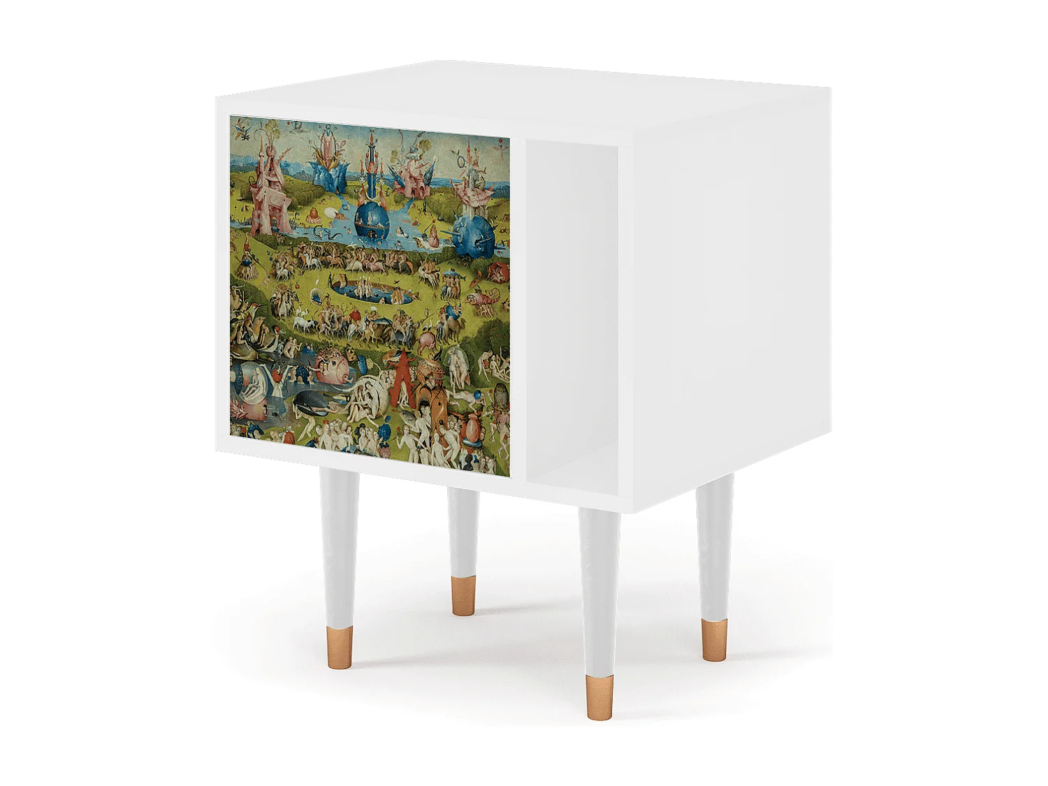 Nachtkastje - 57х69х48 cm - S2 - The Garden 2 by Bosch, Wit