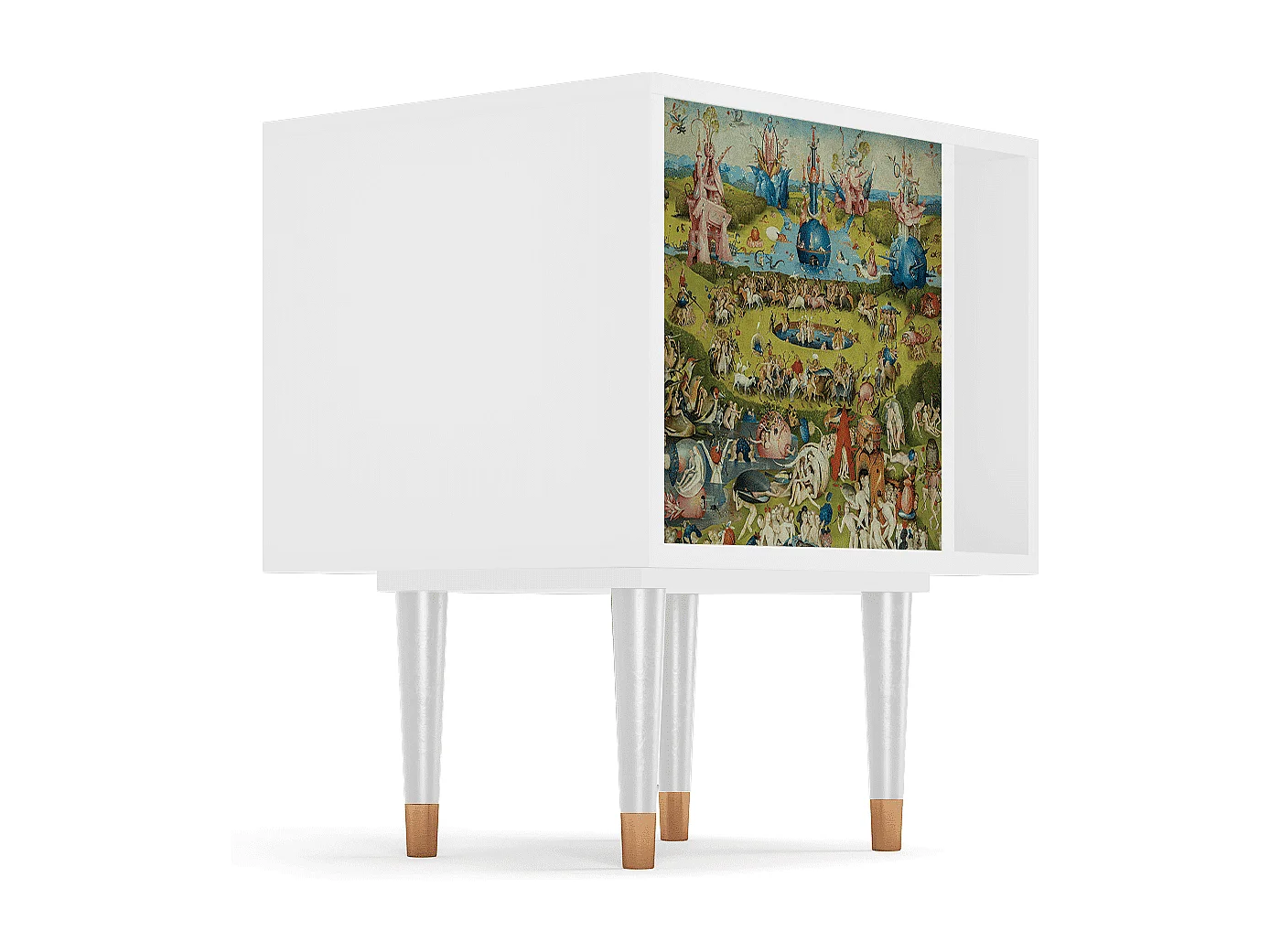 Nachtkastje - 57х69х48 cm - S2 - The Garden 2 by Bosch, Wit