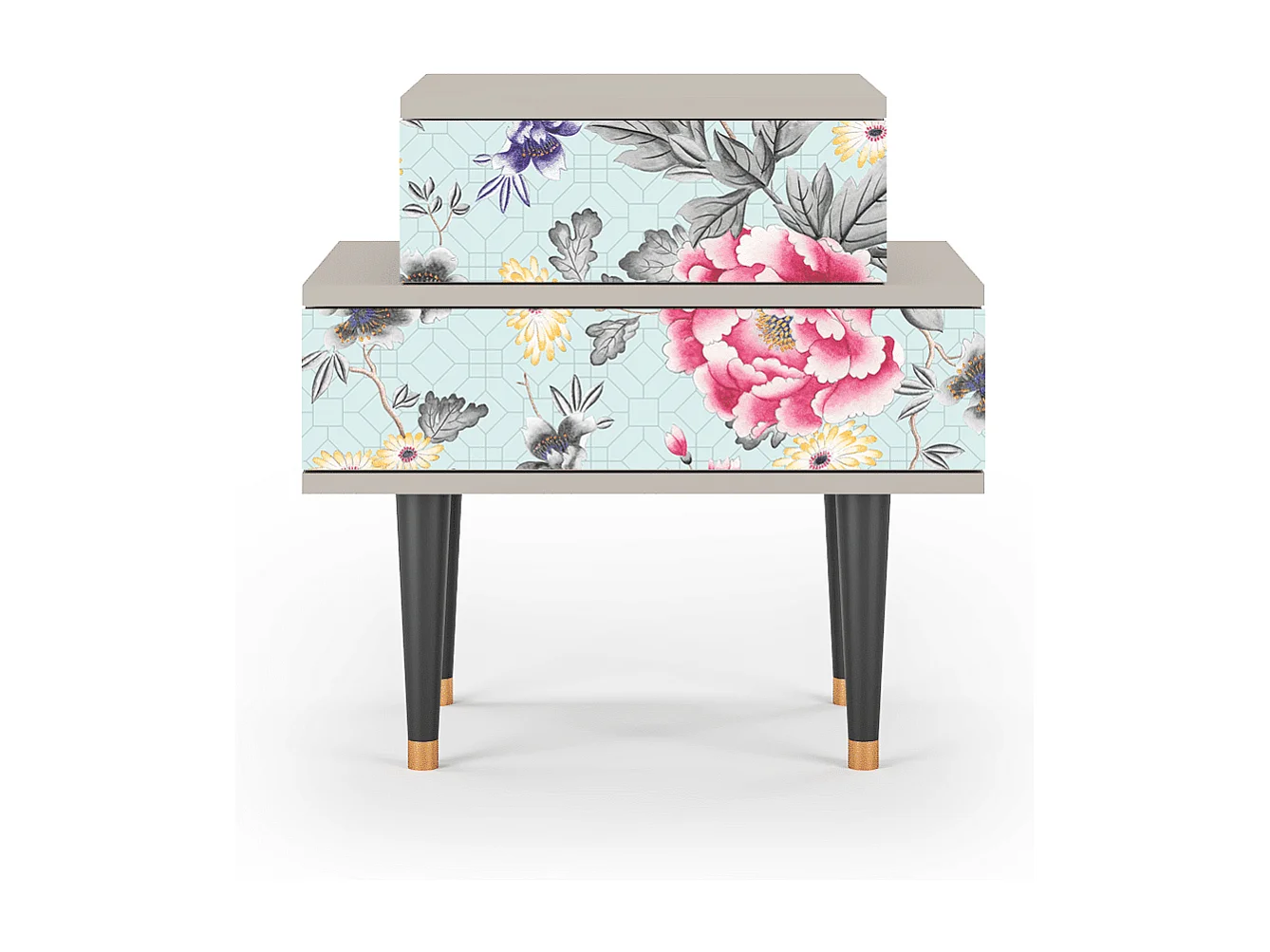 Criado-mudo - 58х58х41 cm - NS1 - Sky Garden, Areia