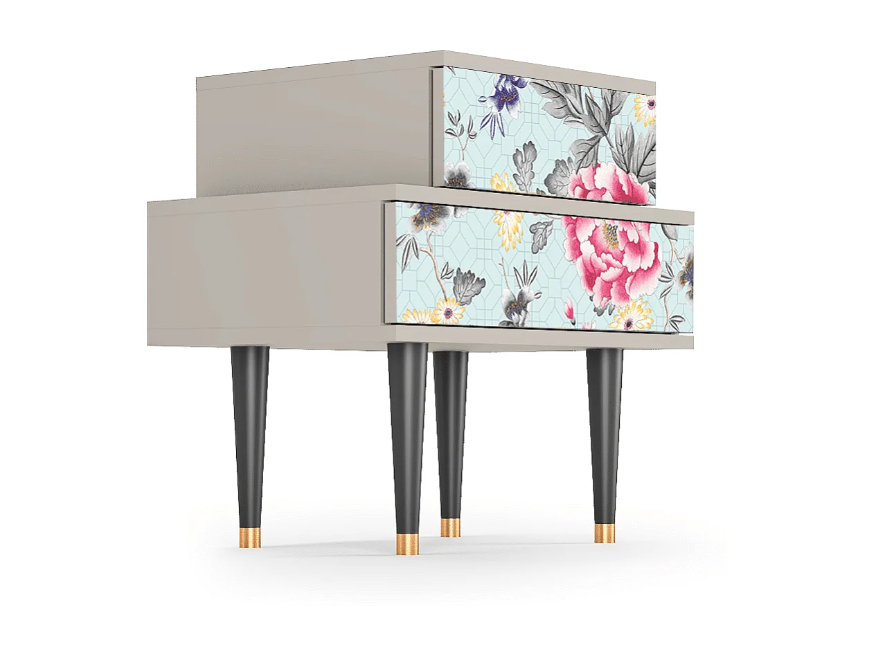 Criado-mudo - 58х58х41 cm - NS1 - Sky Garden, Areia