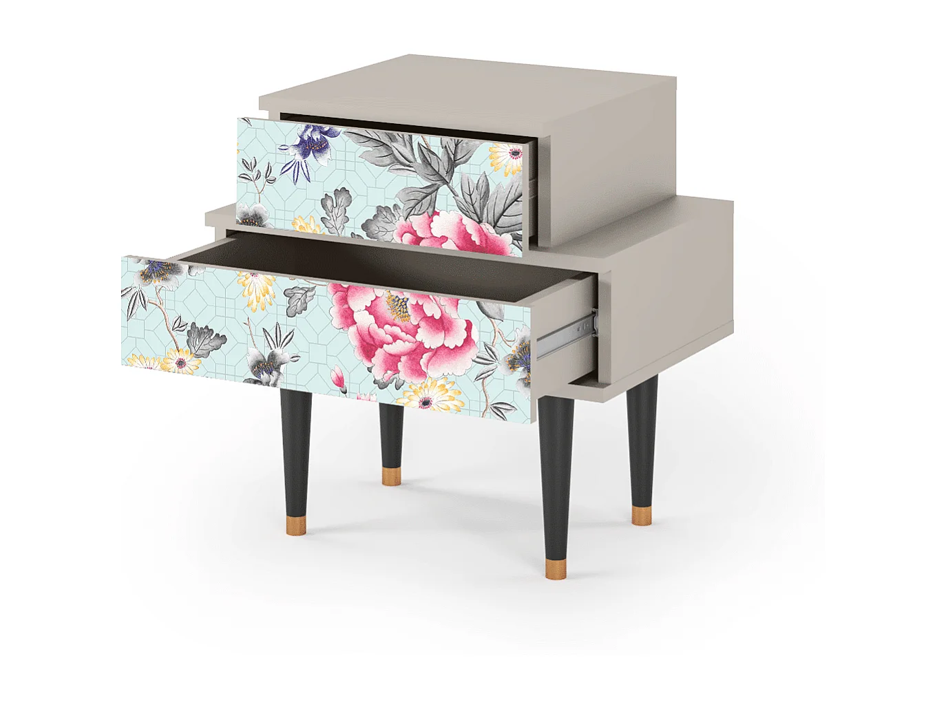 Criado-mudo - 58х58х41 cm - NS1 - Sky Garden, Areia