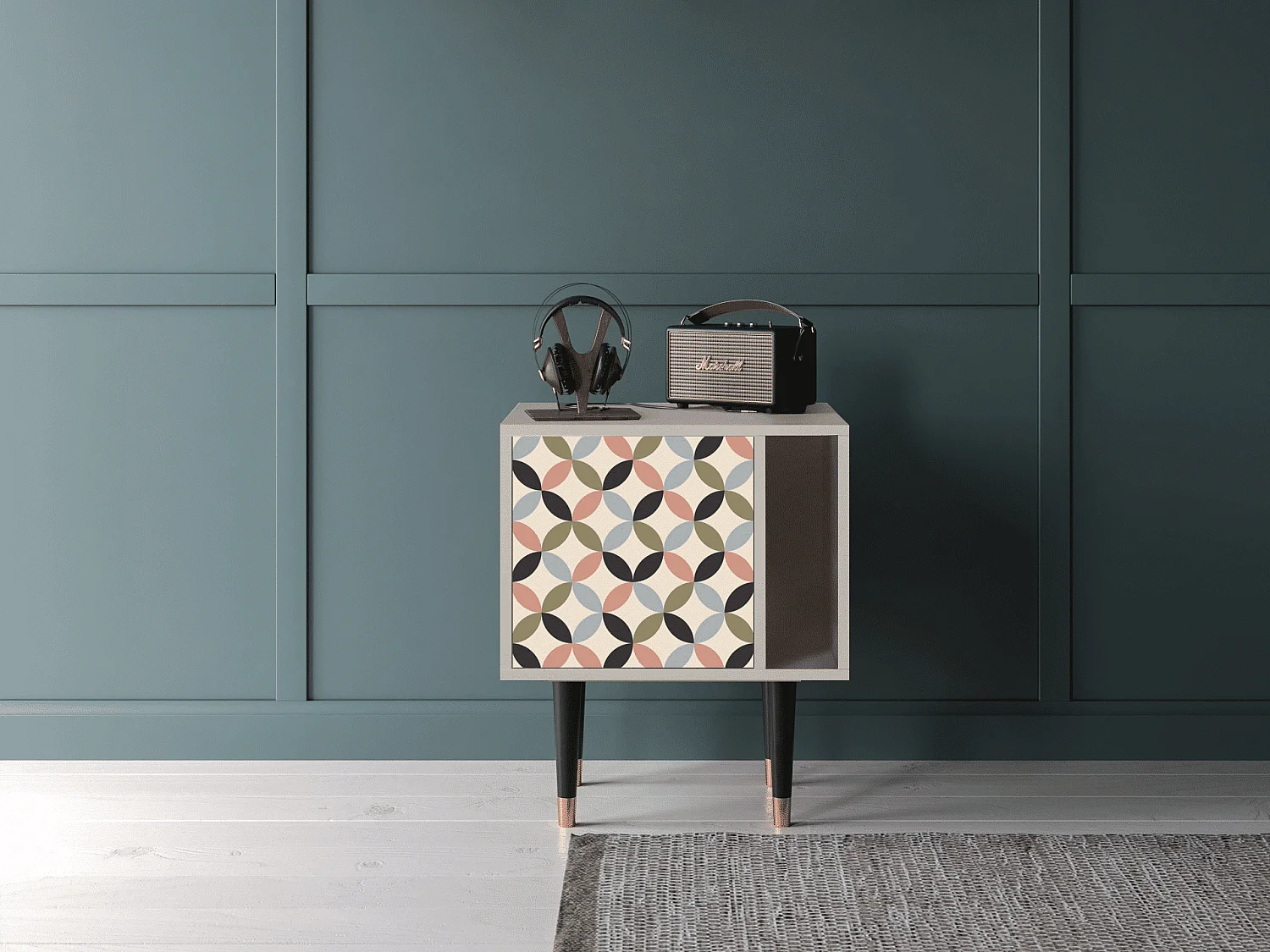 Nachtkastje - 57х69х48 cm - S2 - Butterfly Effect, Zand