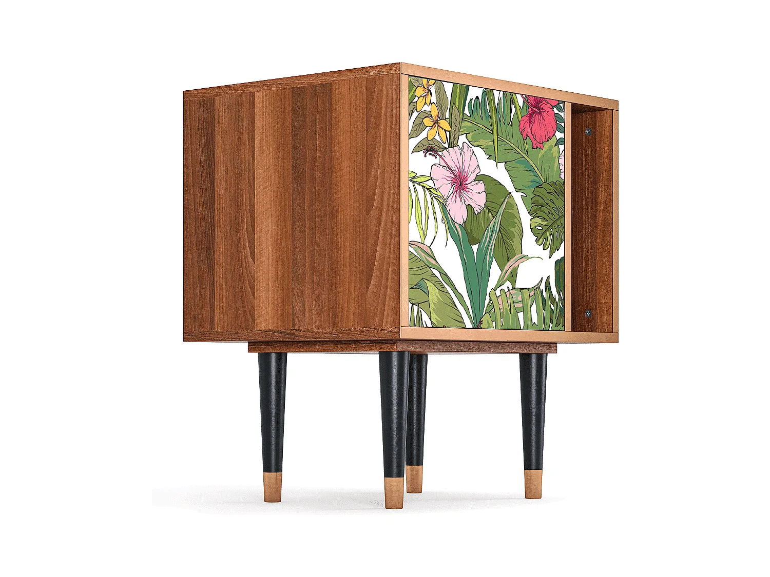 Table de nuit - 57х69х48 cm - S2 - Verdant Tropics, Noyer