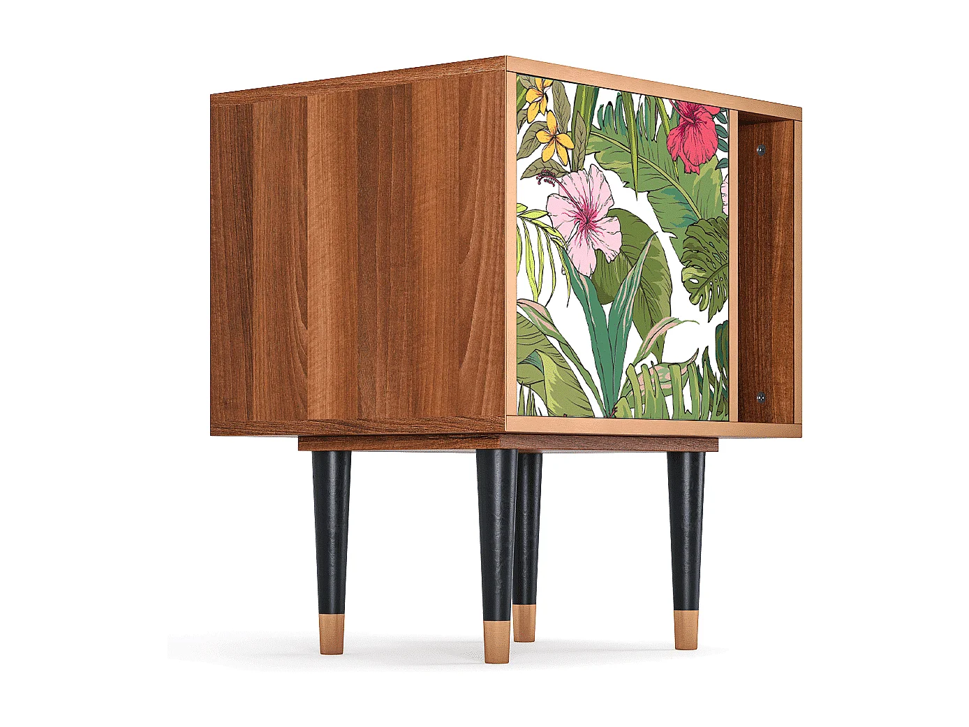 Table de nuit - 57х69х48 cm - S2 - Verdant Tropics, Noyer