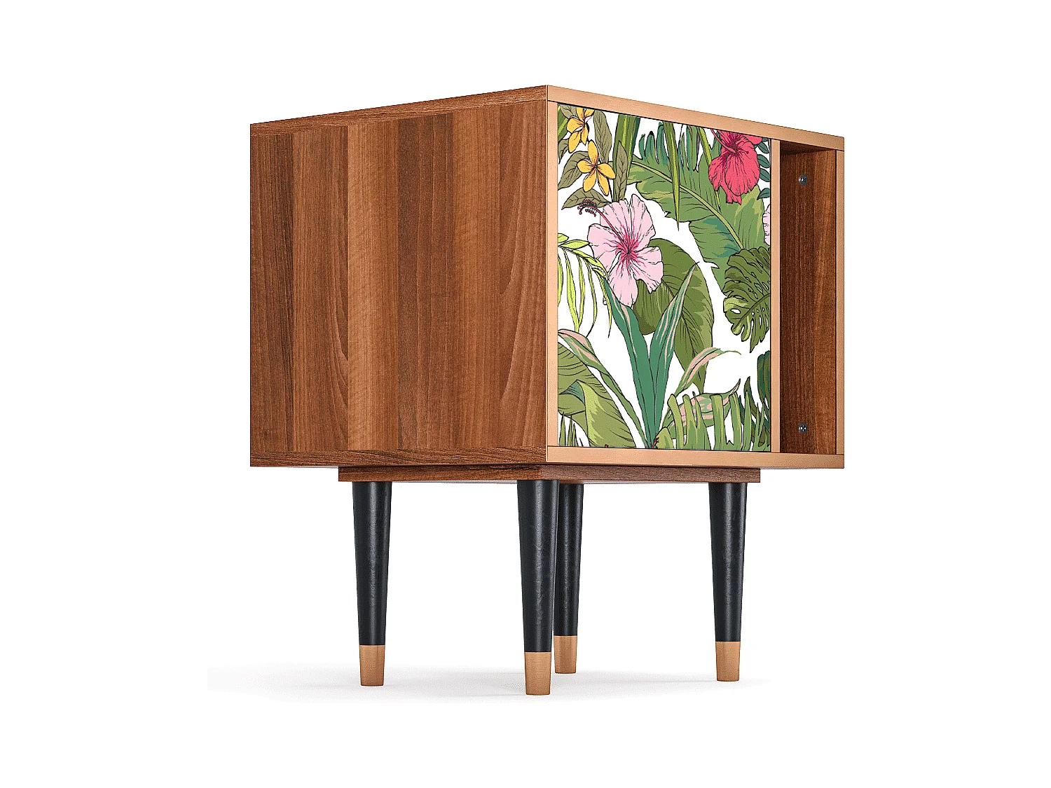 Table de nuit - 57х69х48 cm - S2 - Verdant Tropics, Noyer