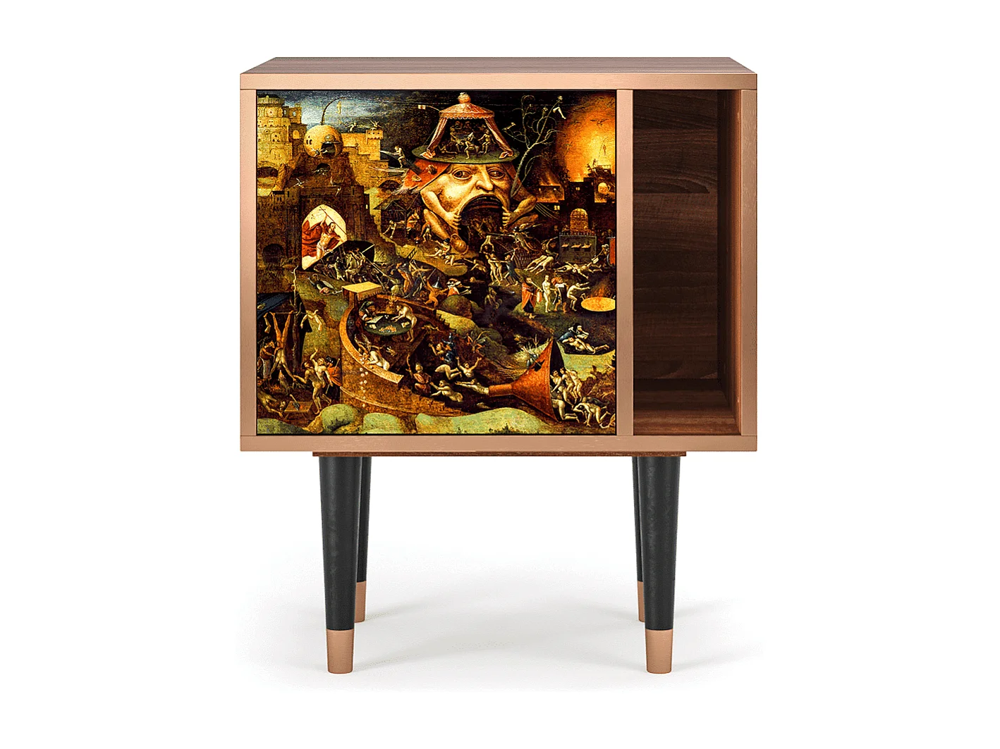 Table de nuit - 57х69х48 cm - S2 - Christ in Limbo, Noyer