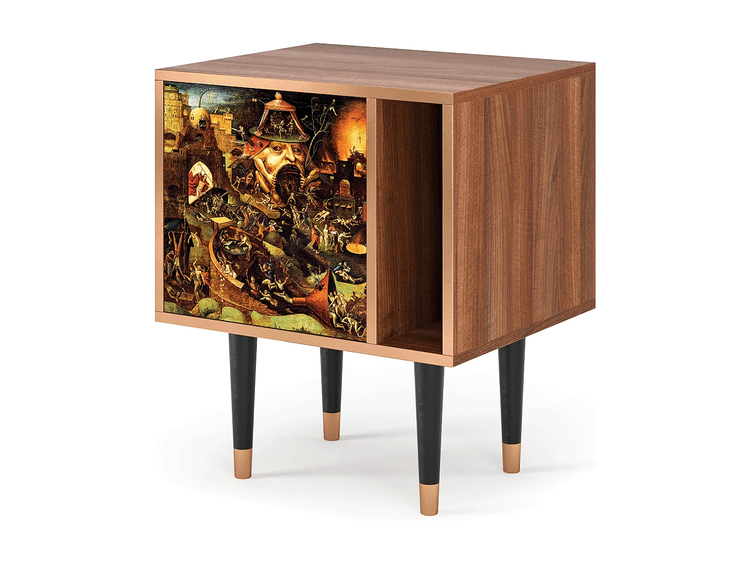 Table de nuit - 57х69х48 cm - S2 - Christ in Limbo, Noyer