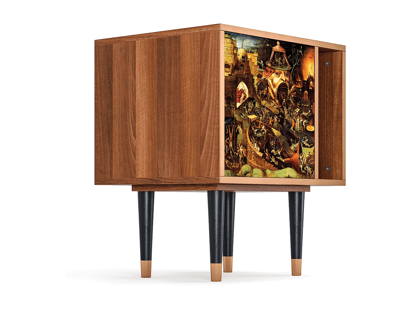 Table de nuit - 57х69х48 cm - S2 - Christ in Limbo, Noyer