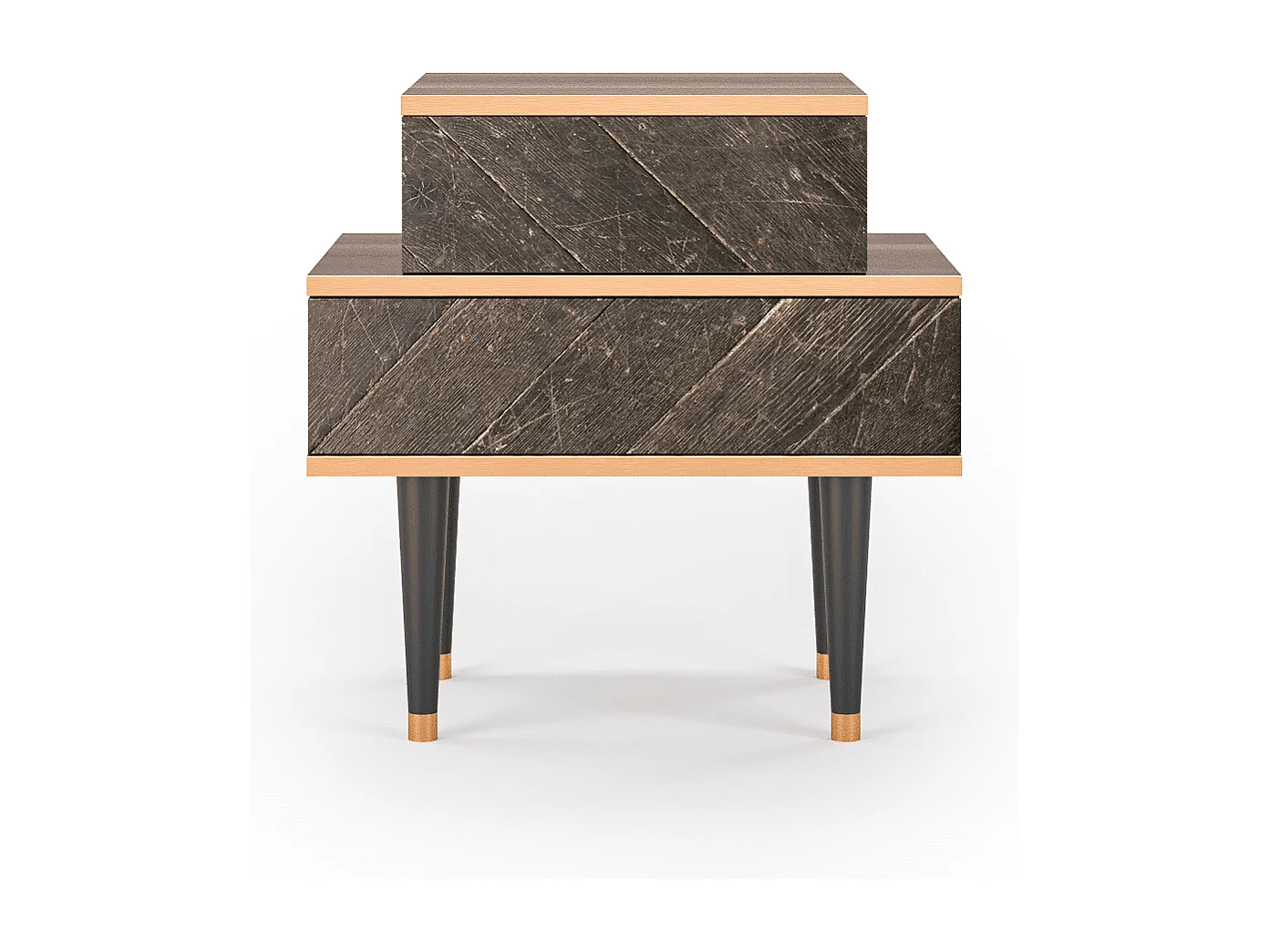 Table de nuit - 58х58х41 cm - NS1 - Wise Tree, Noyer