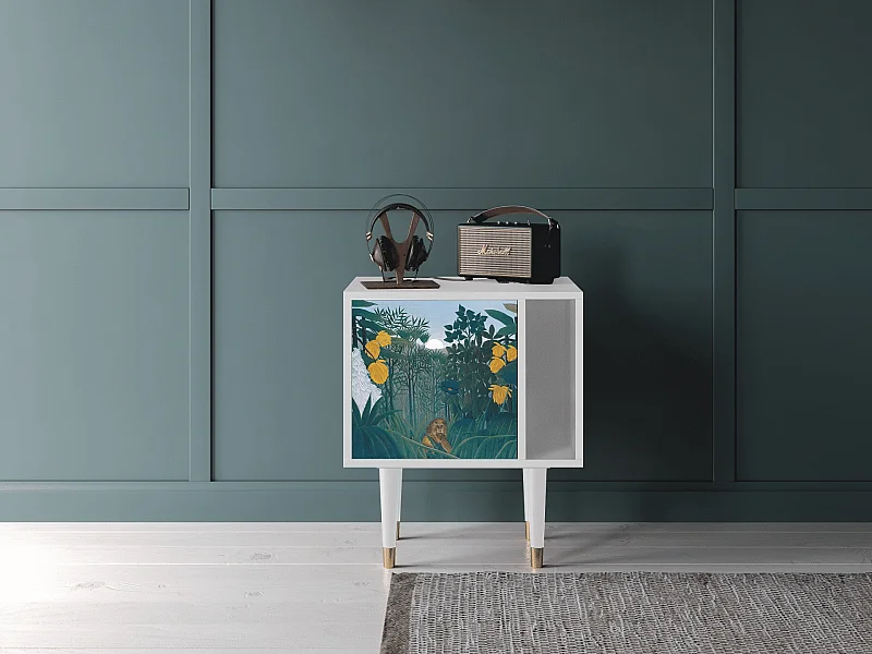 Table de nuit - 57х69х48 cm - S2 - The Repast of the Lion, Blanc