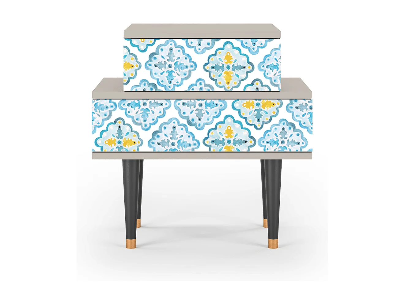 Comodino - 58х58х41 cm - NS1 - Portugese tiles, Sabbia