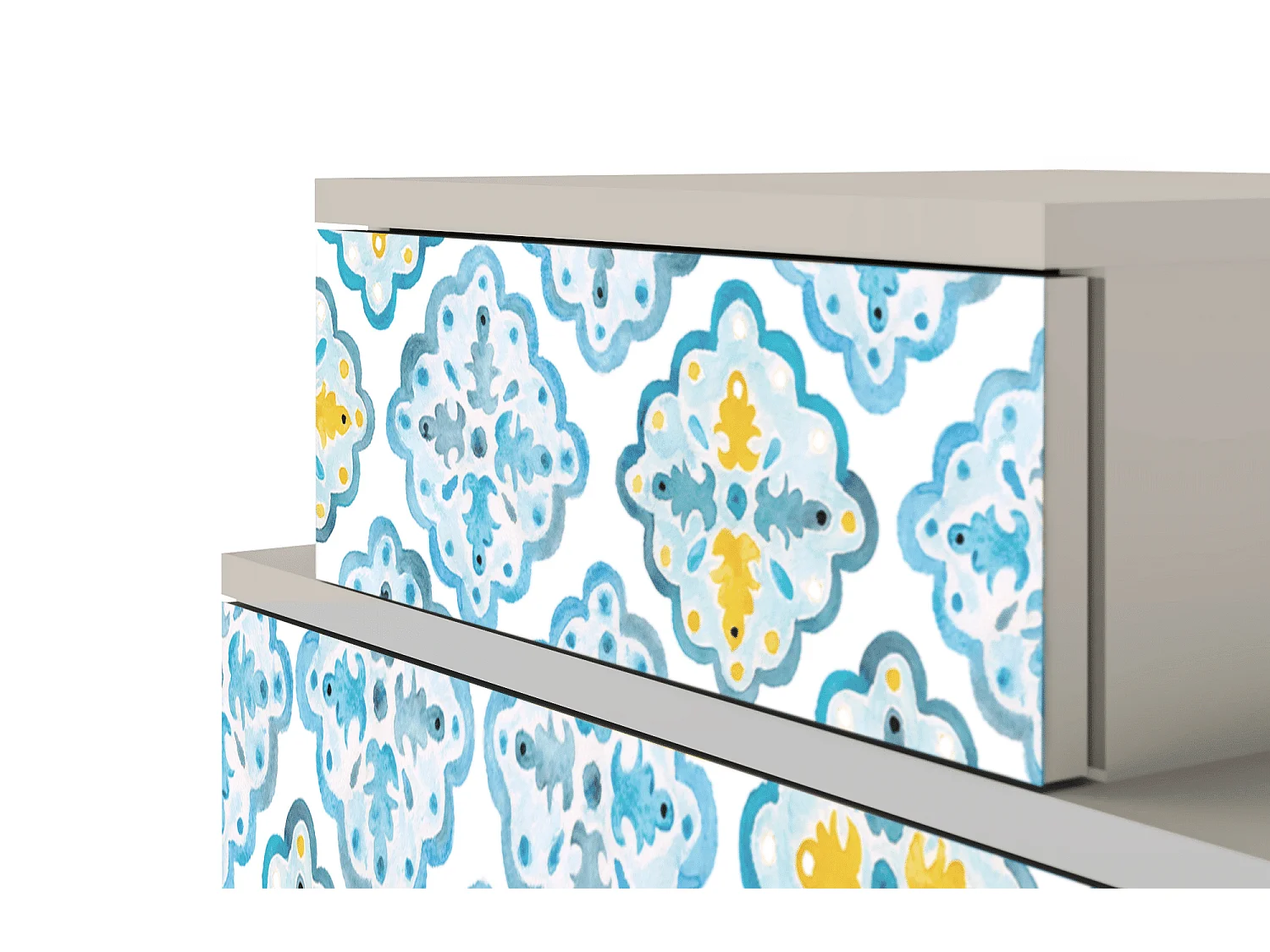 Comodino - 58х58х41 cm - NS1 - Portugese tiles, Sabbia