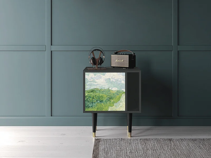 Table de nuit - 57х69х48 cm - S2 - Green Wheat Fields, Anthracite