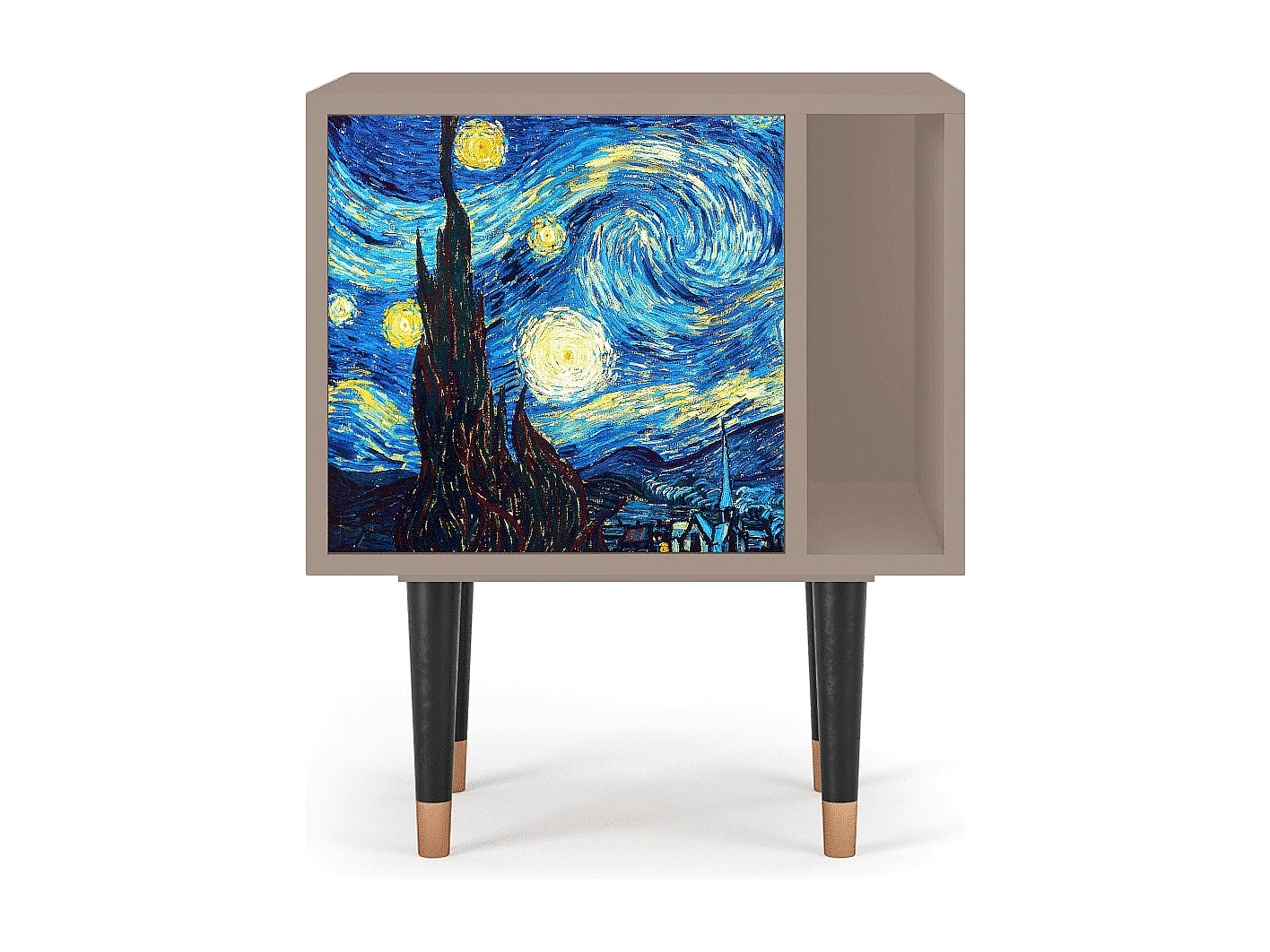 Table de nuit - 57х69х48 cm - S2 - The Starry Night  , Latte