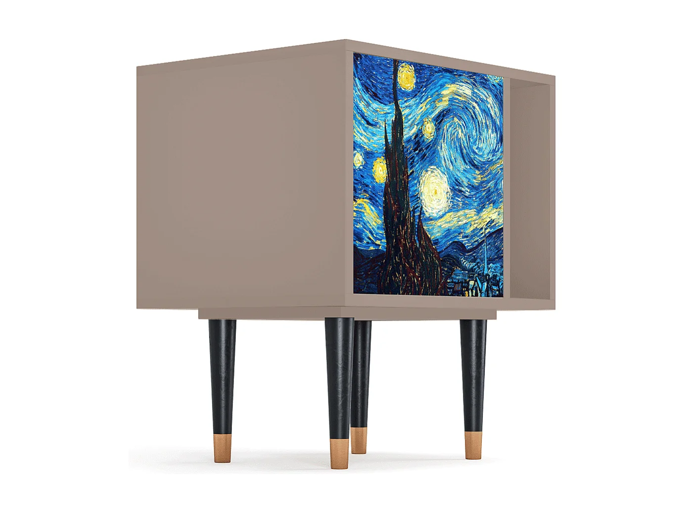 Table de nuit - 57х69х48 cm - S2 - The Starry Night  , Latte