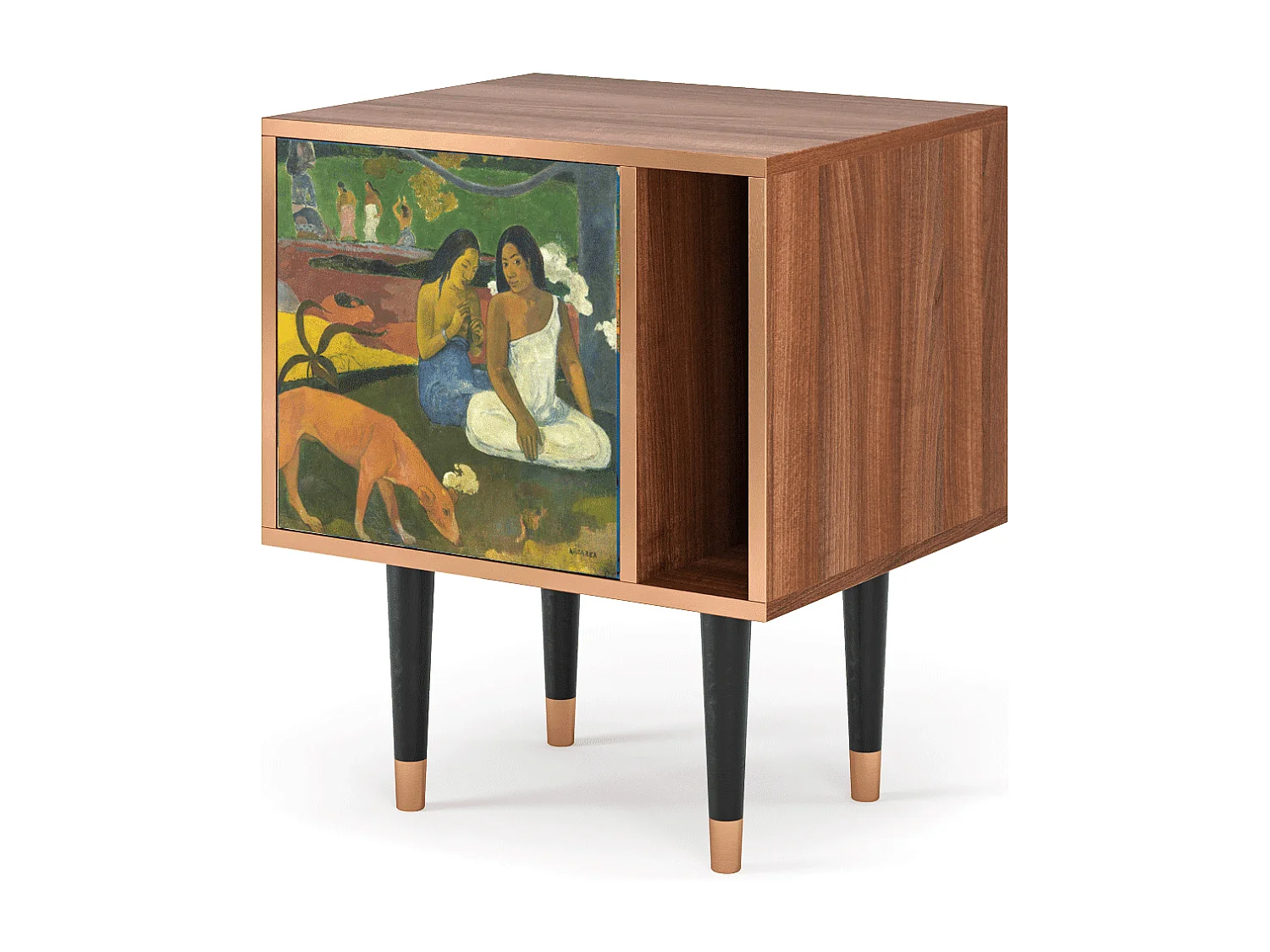 Criado-mudo - 57х69х48 cm - S2 - Arearea , Nogueira