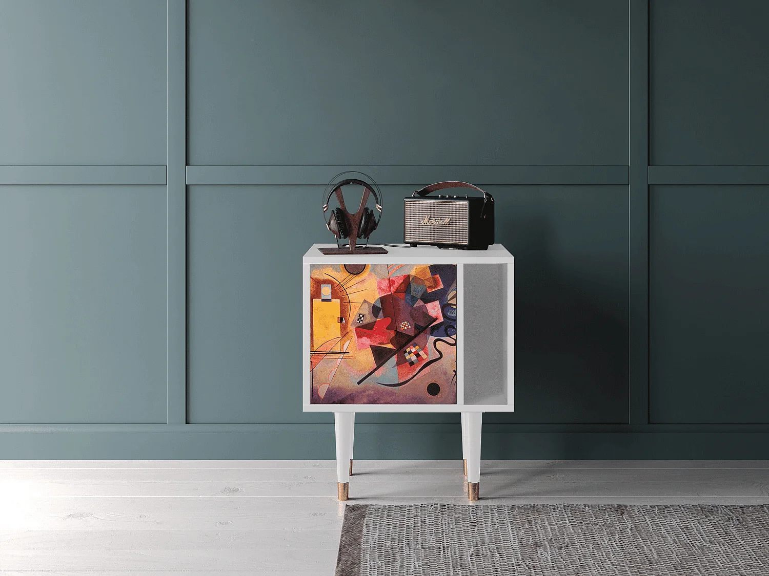 Nachttisch - 57х69х48 cm - S2 - Modern Art, Weiß