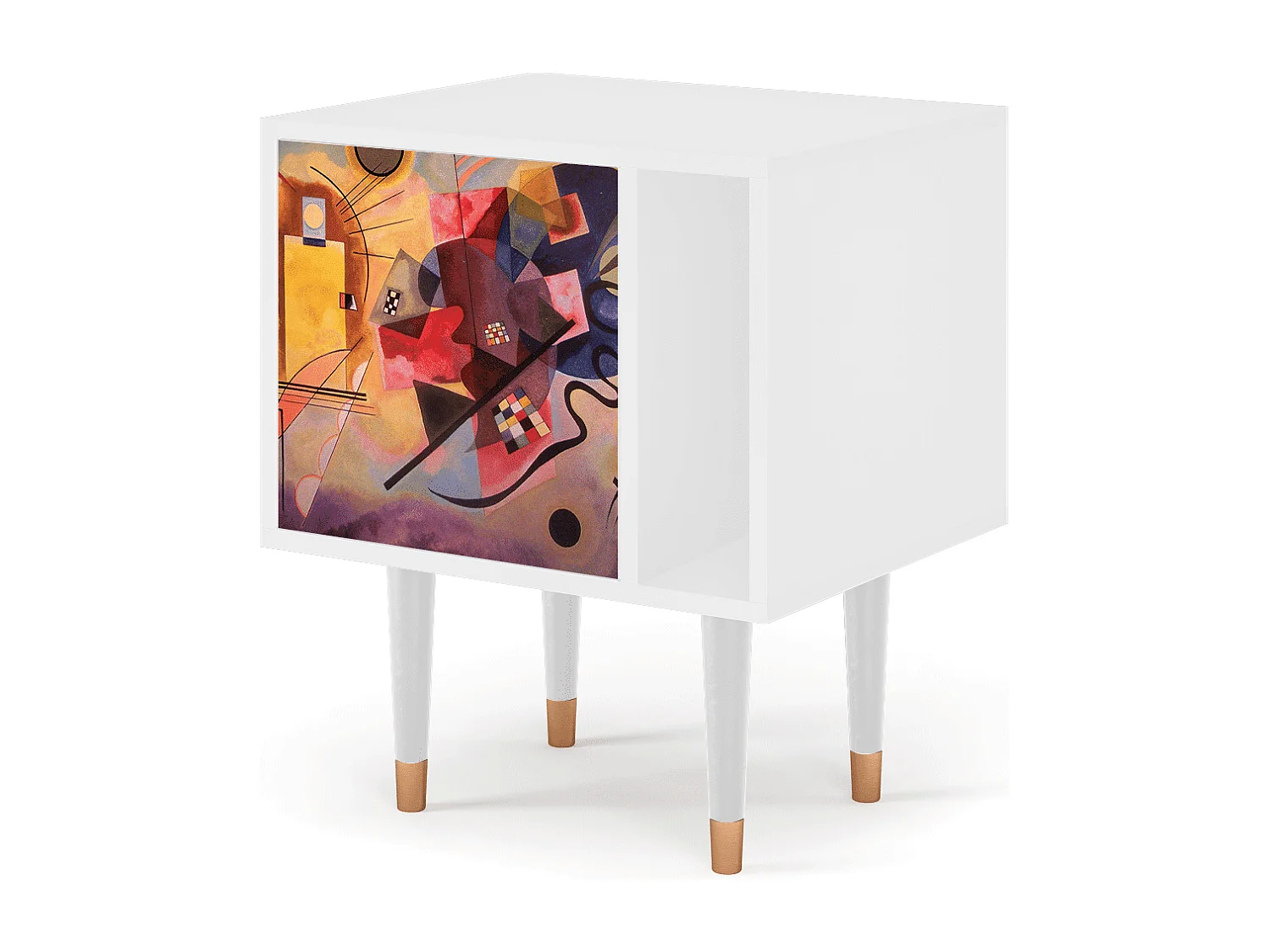 Nachttisch - 57х69х48 cm - S2 - Modern Art, Weiß