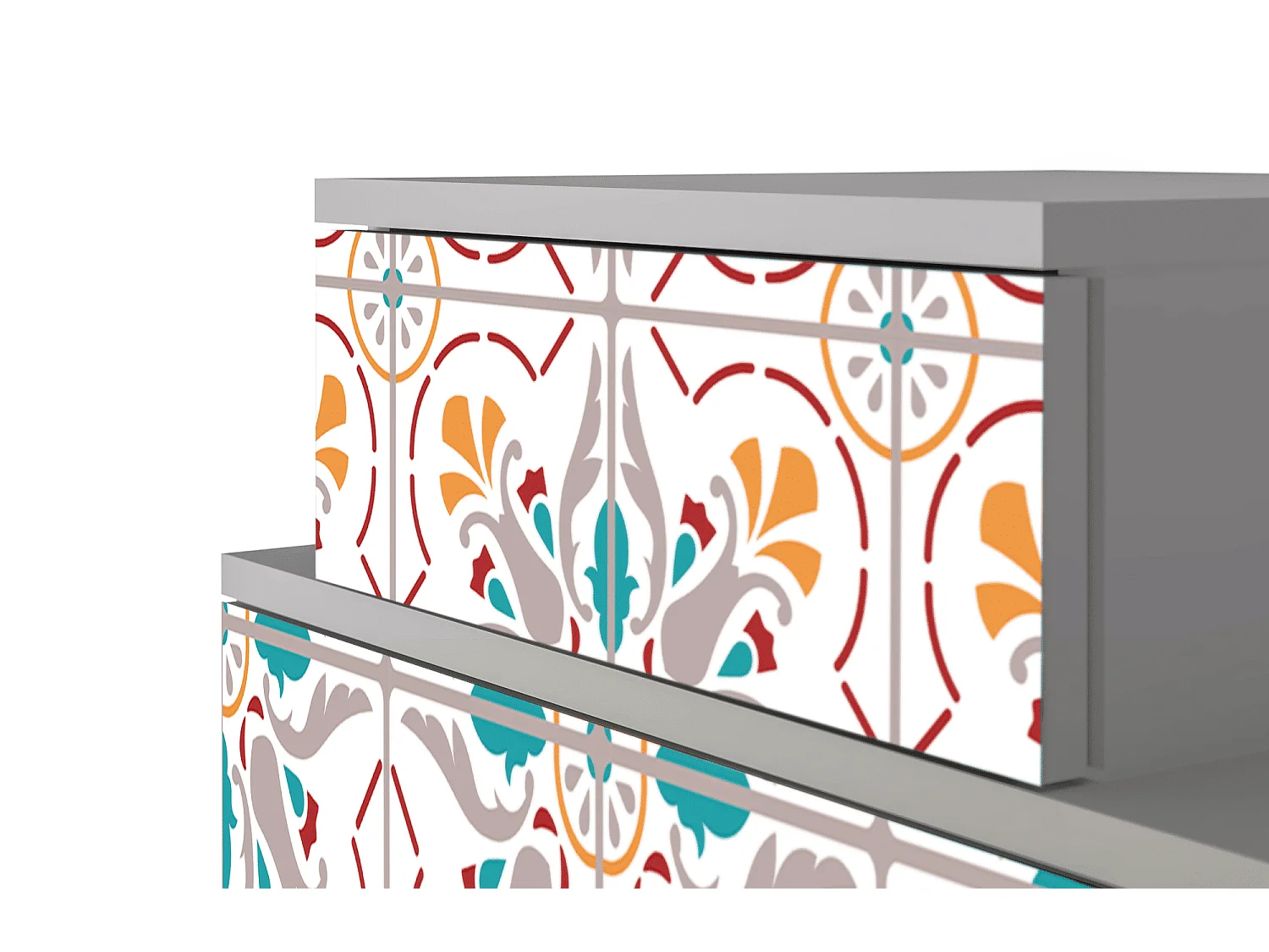 Criado-mudo - 58х58х41 cm - NS1 - Spring Ceramics, Cinza