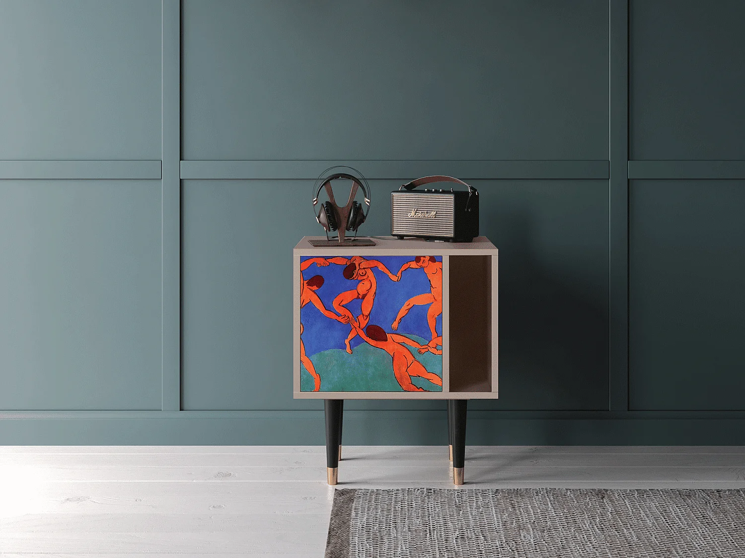 Nachtkastje - 57х69х48 cm - S2 - The Dance by Matisse , Latte