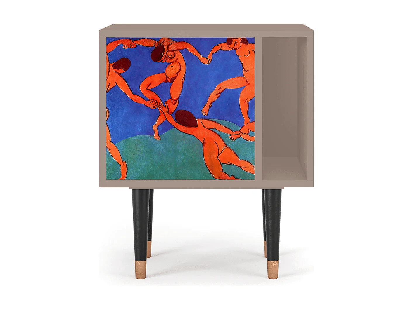 Stolik nocny - 57х69х48 cm - S2 - The Dance by Matisse , Latte