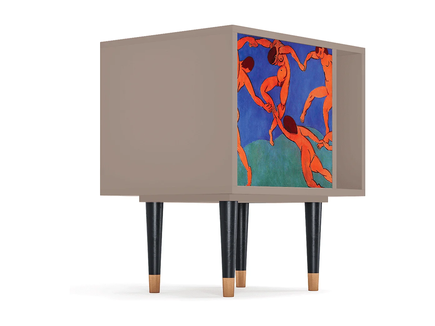 Stolik nocny - 57х69х48 cm - S2 - The Dance by Matisse , Latte