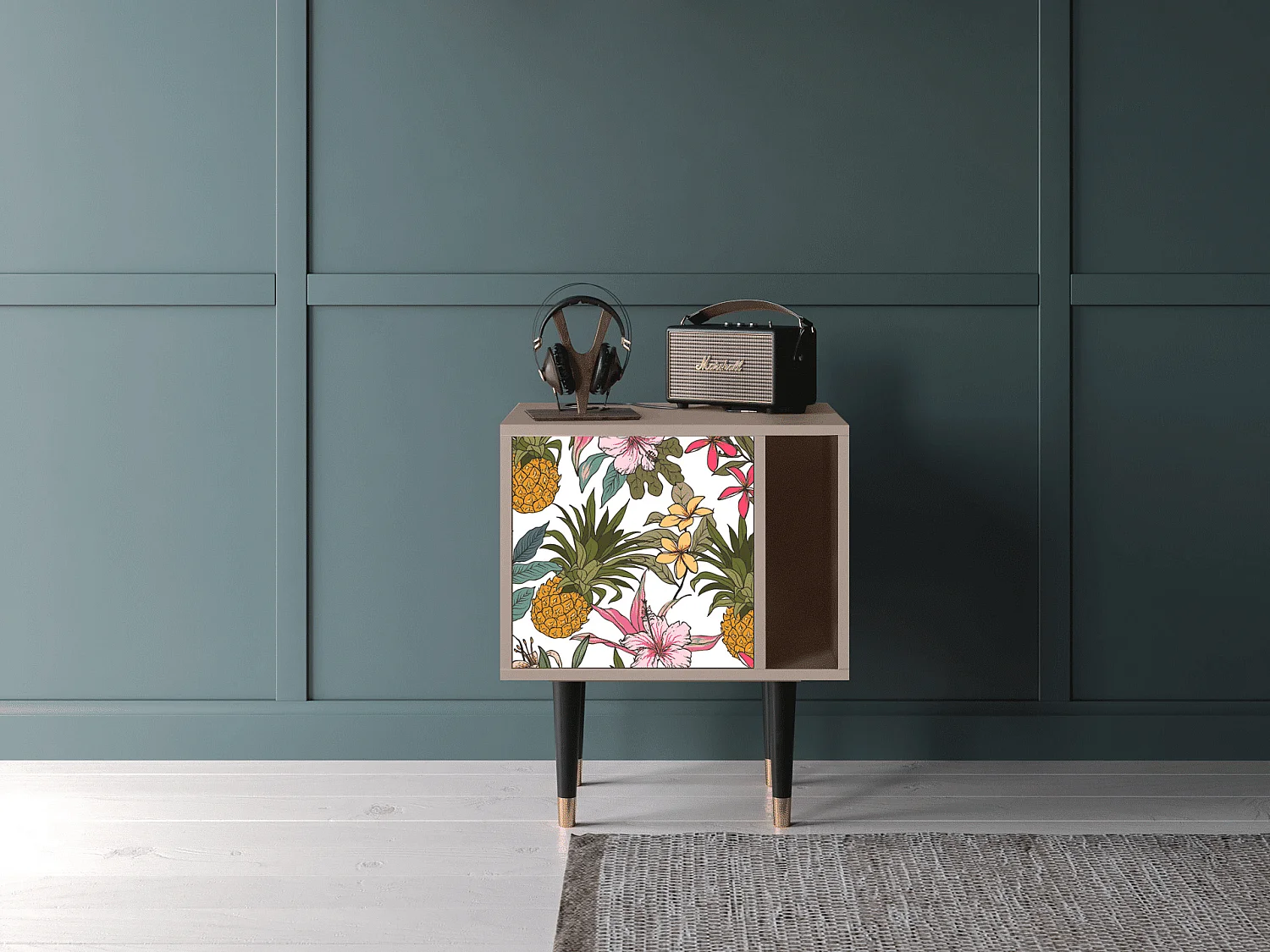 Nachtkastje - 57х69х48 cm - S2 - Estival Fruit, Latte