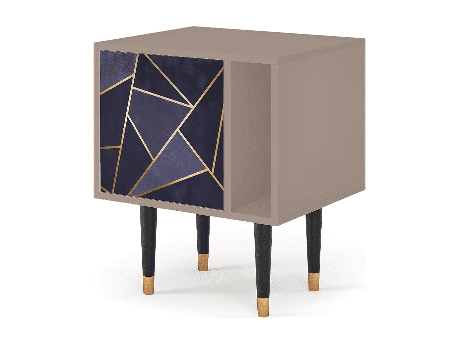 Criado-mudo - 57х69х48 cm - S2 - The Amethyst, Latte