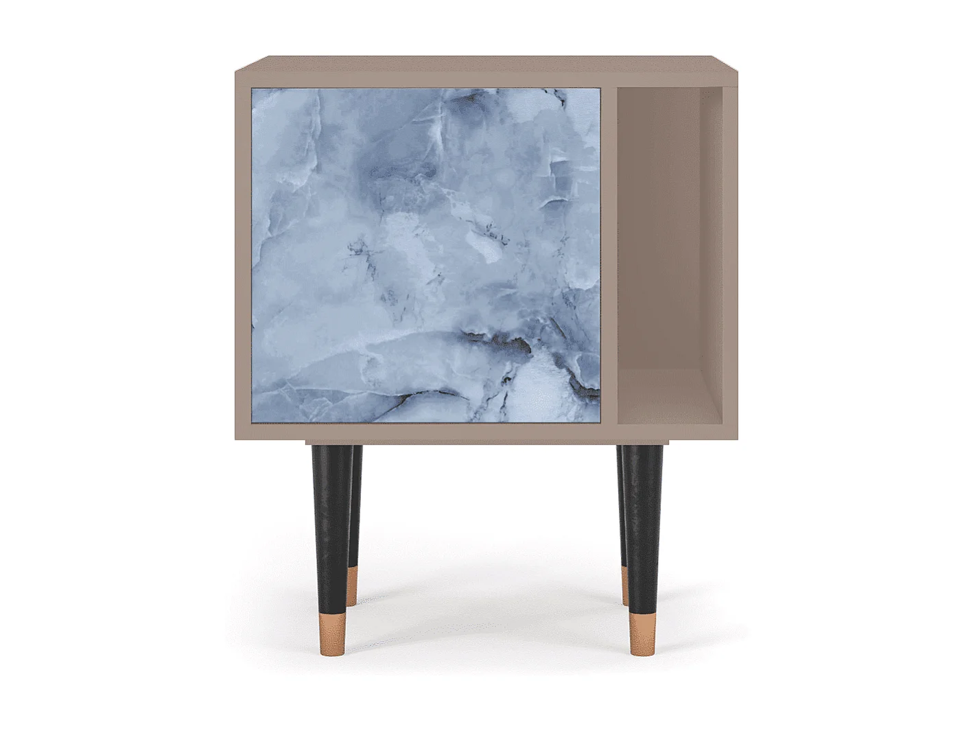 Table de nuit - 57х69х48 cm - S2 - Feather Ice, Latte