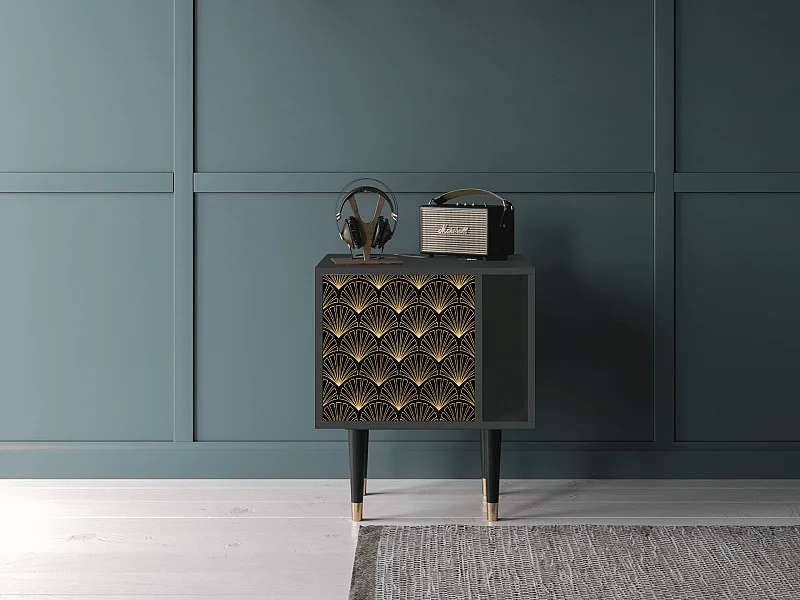 Stolik nocny - 57х69х48 cm - S2 - Bird of Juno, Antracyt