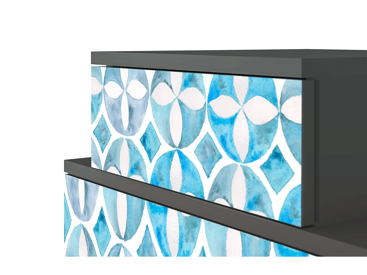 Criado-mudo - 58х58х41 cm - NS1 - Porto Mood, Antracite