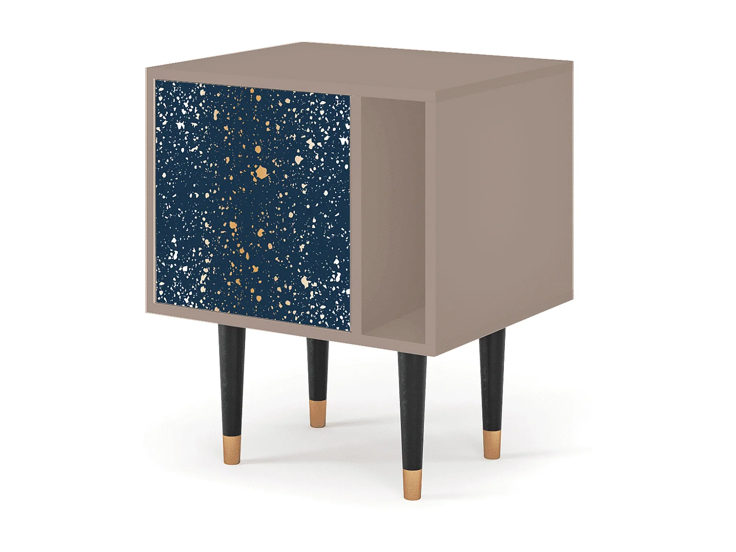 Stolik nocny - 57х69х48 cm - S2 - Starfall, Latte