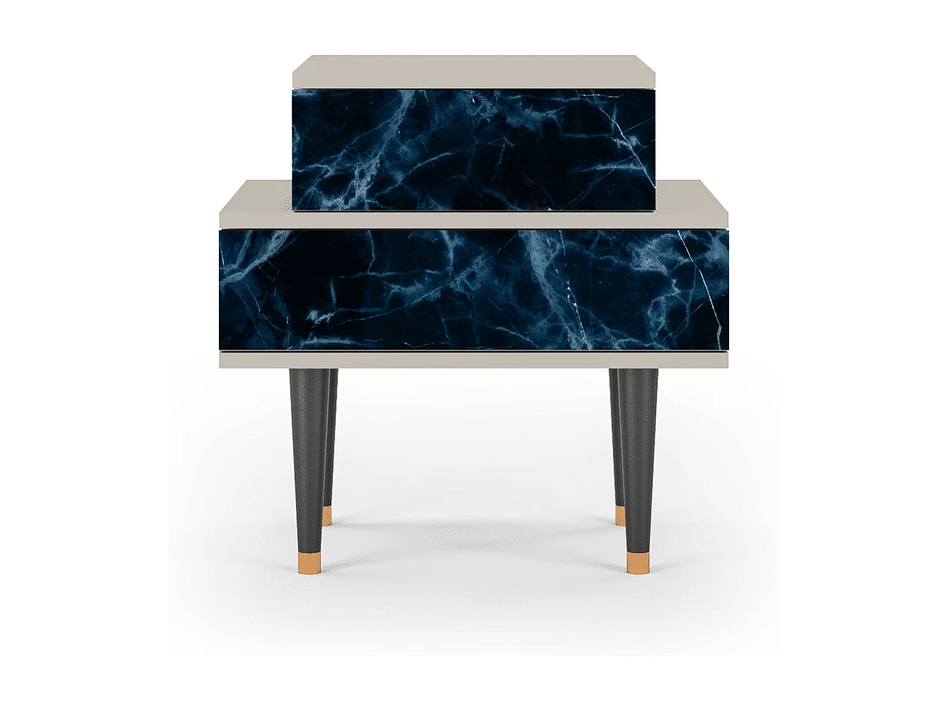 Nachtkastje - 58х58х41 cm - NS1 - Deep Ocean, Zand