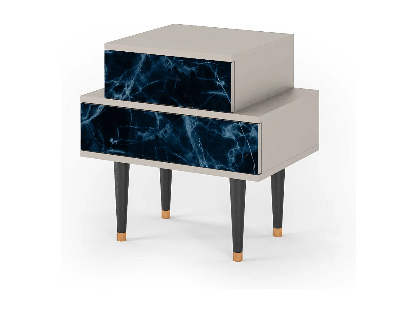 Nachtkastje - 58х58х41 cm - NS1 - Deep Ocean, Zand