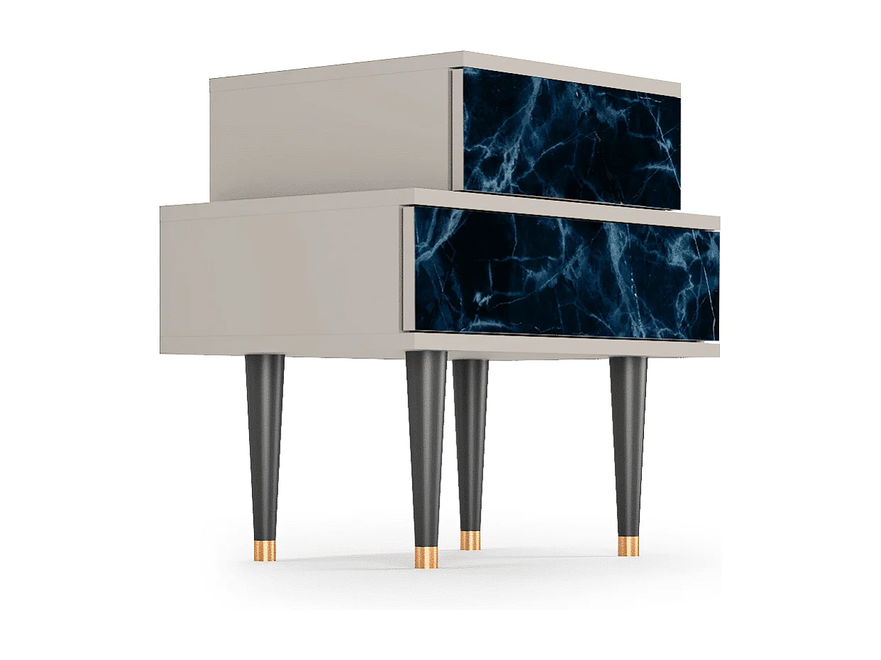 Nachtkastje - 58х58х41 cm - NS1 - Deep Ocean, Zand