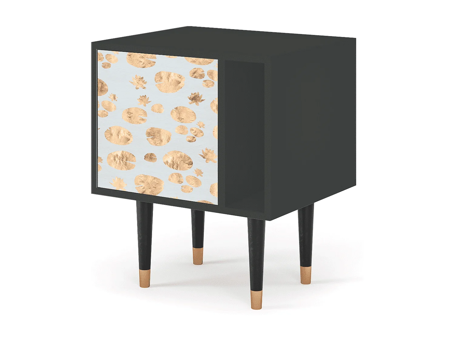 Table de nuit - 57х69х48 cm - S2 - Blue Giraffe, Anthracite