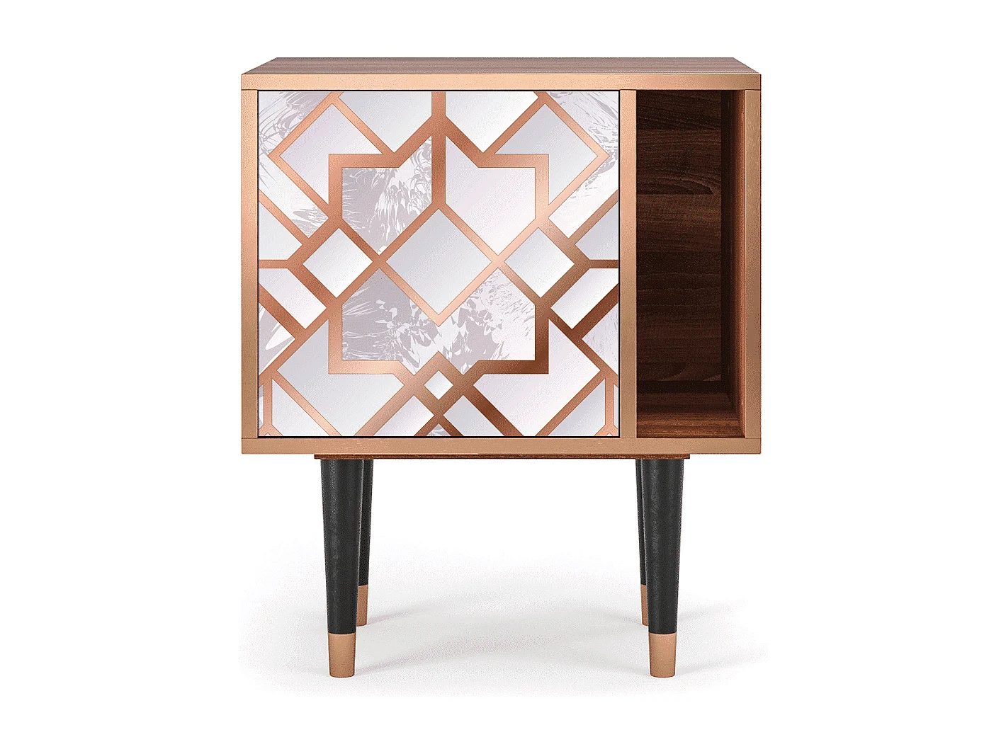 Table de nuit - 57х69х48 cm - S2 - Pastel Fairytale, Noyer