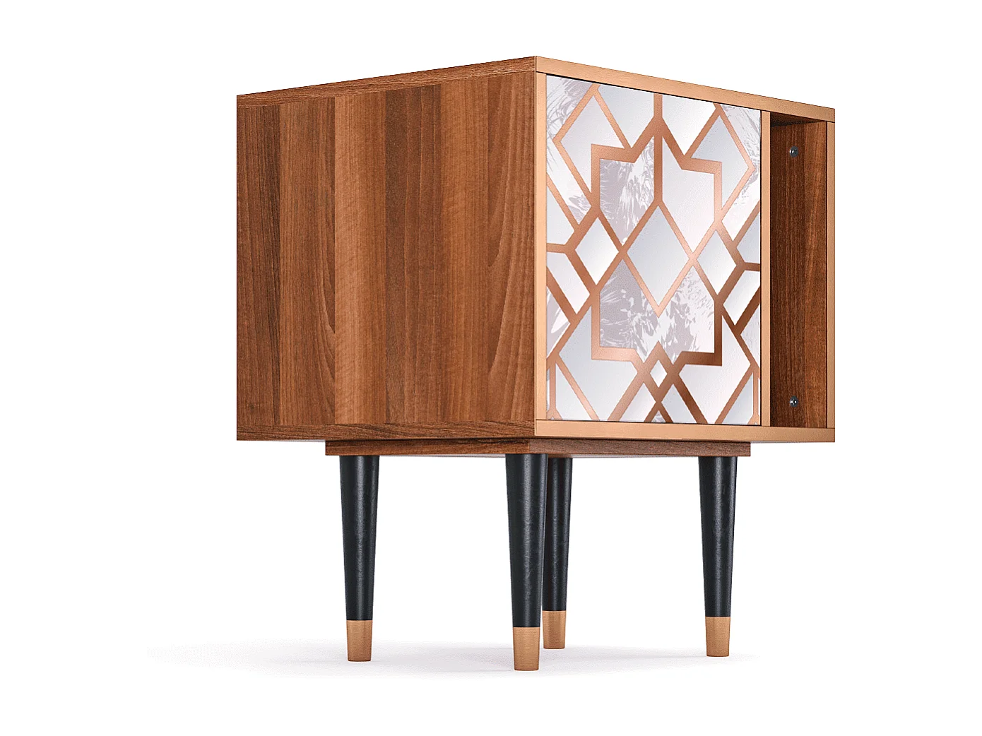 Table de nuit - 57х69х48 cm - S2 - Pastel Fairytale, Noyer