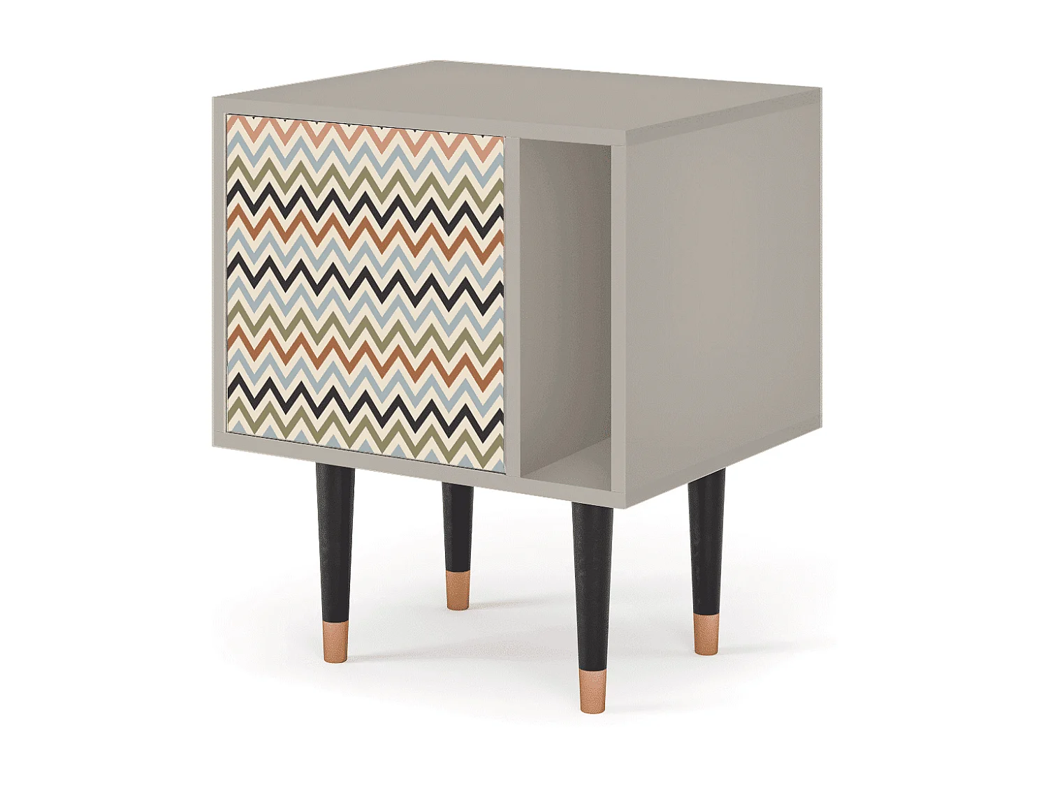 Mesita de noche - 57х69х48 cm - S2 - Bright Ripple, Arena