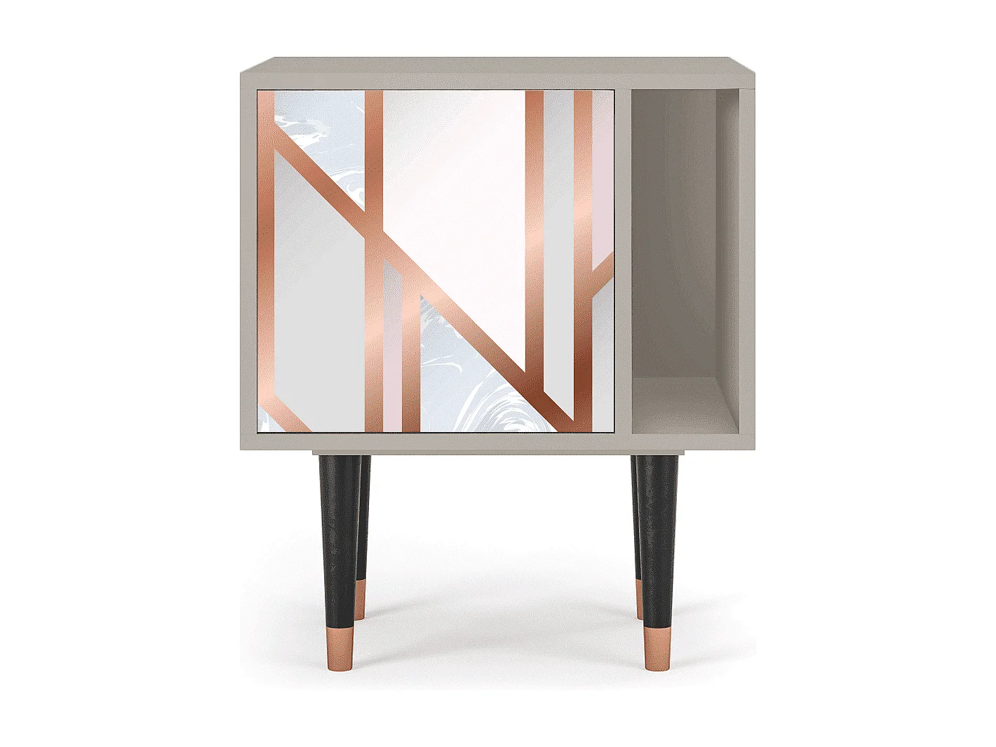 Mesita de noche - 57х69х48 cm - S2 - Champagne Story, Arena