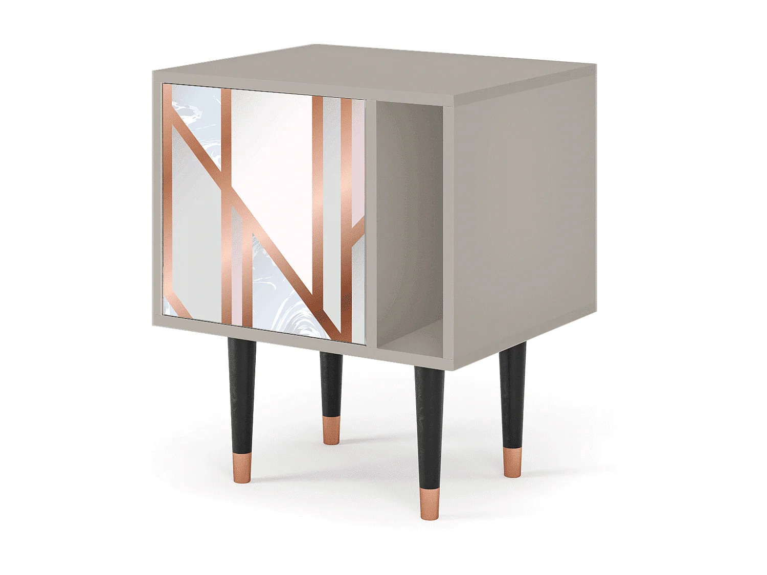 Mesita de noche - 57х69х48 cm - S2 - Champagne Story, Arena