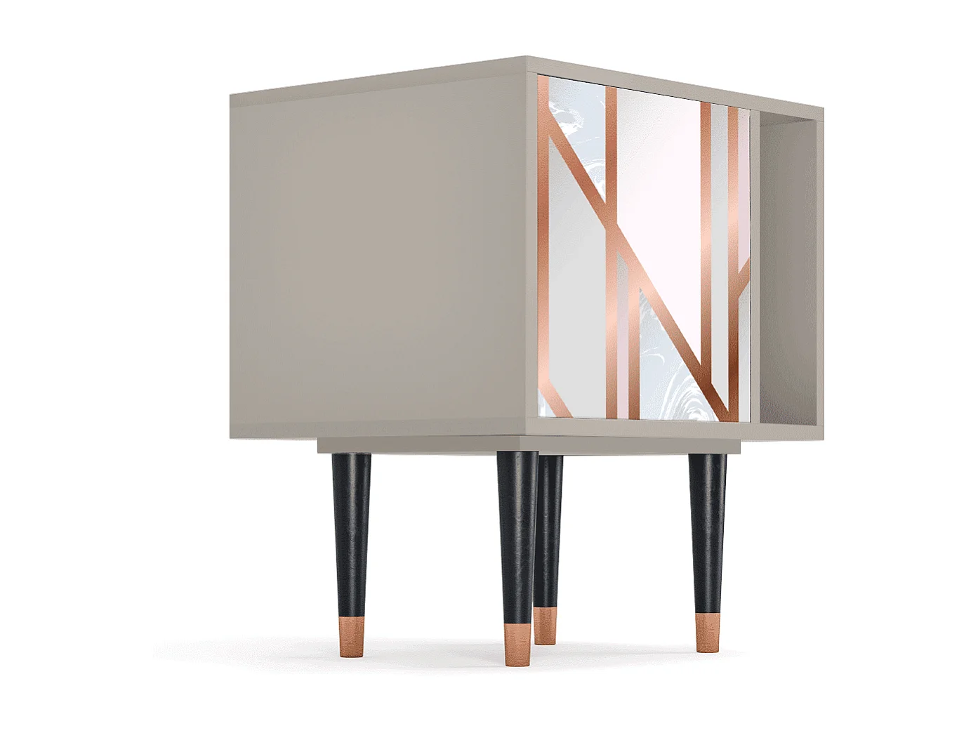 Mesita de noche - 57х69х48 cm - S2 - Champagne Story, Arena