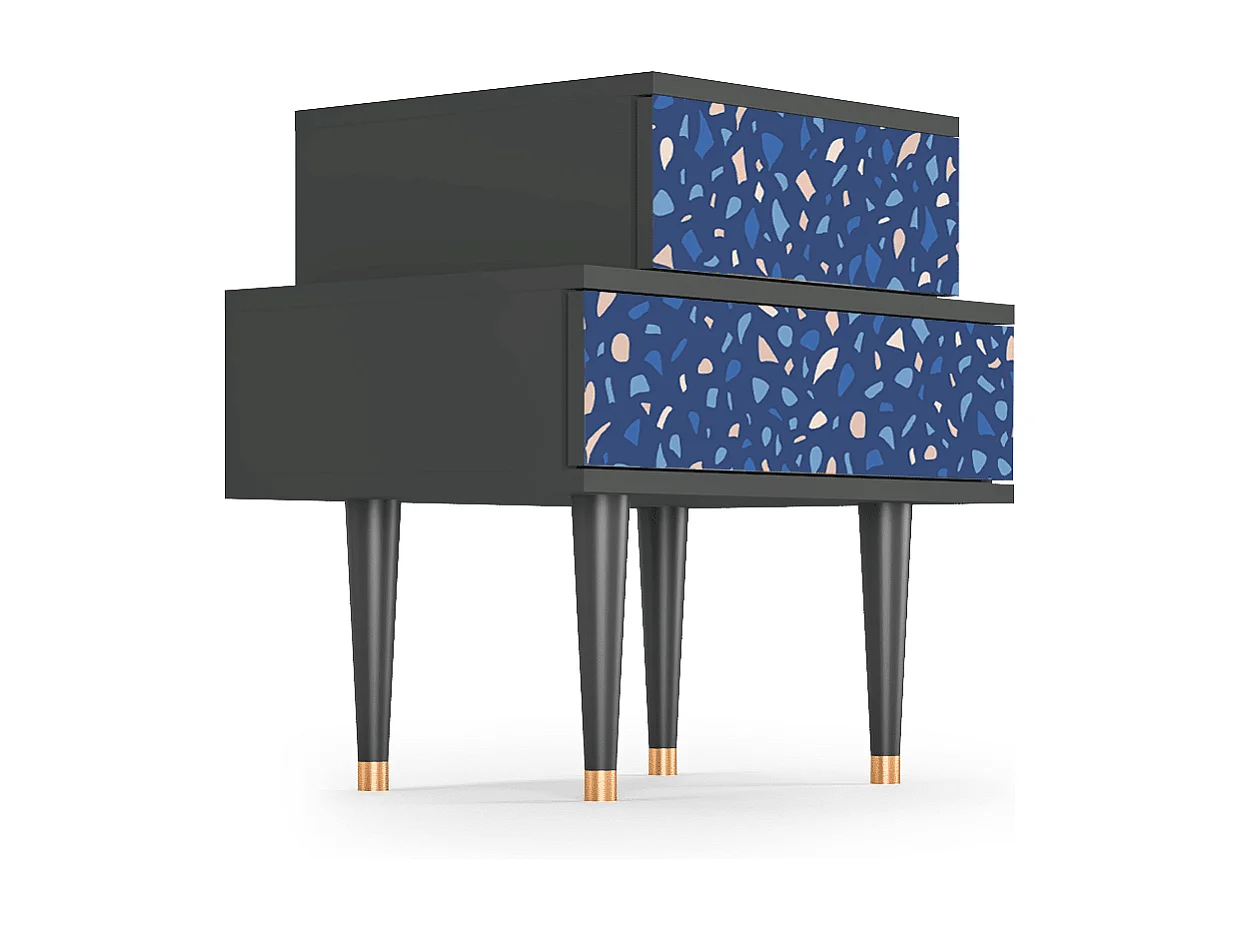 Table de nuit - 58х58х41 cm - NS1 - Soap Whirpool, Anthracite